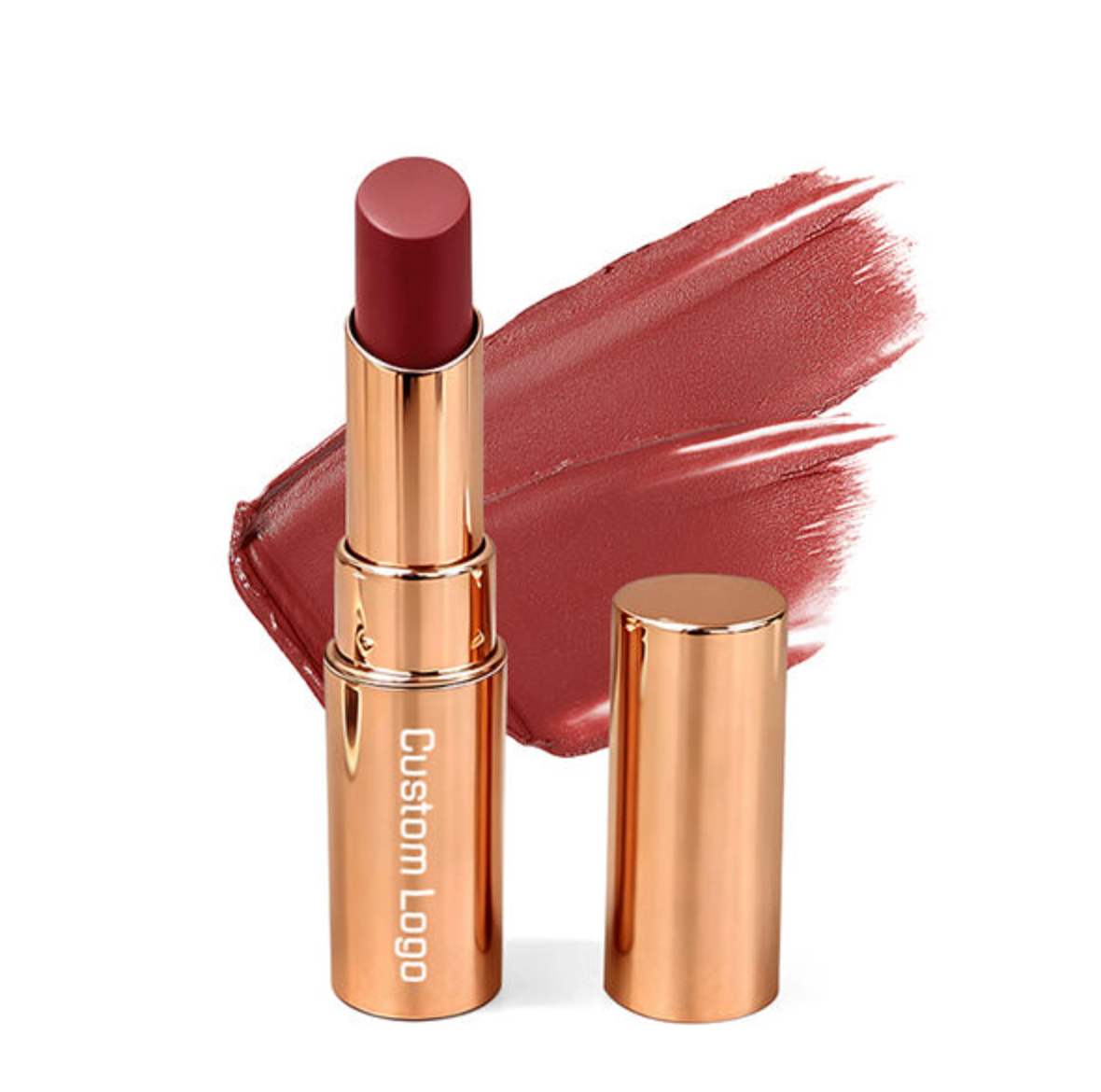 Barra De Labios Personalizable Custom Logo OEM ODM Lipstick Gold Tube Waterproof Creamy Texture Multiple Shades Lipstick