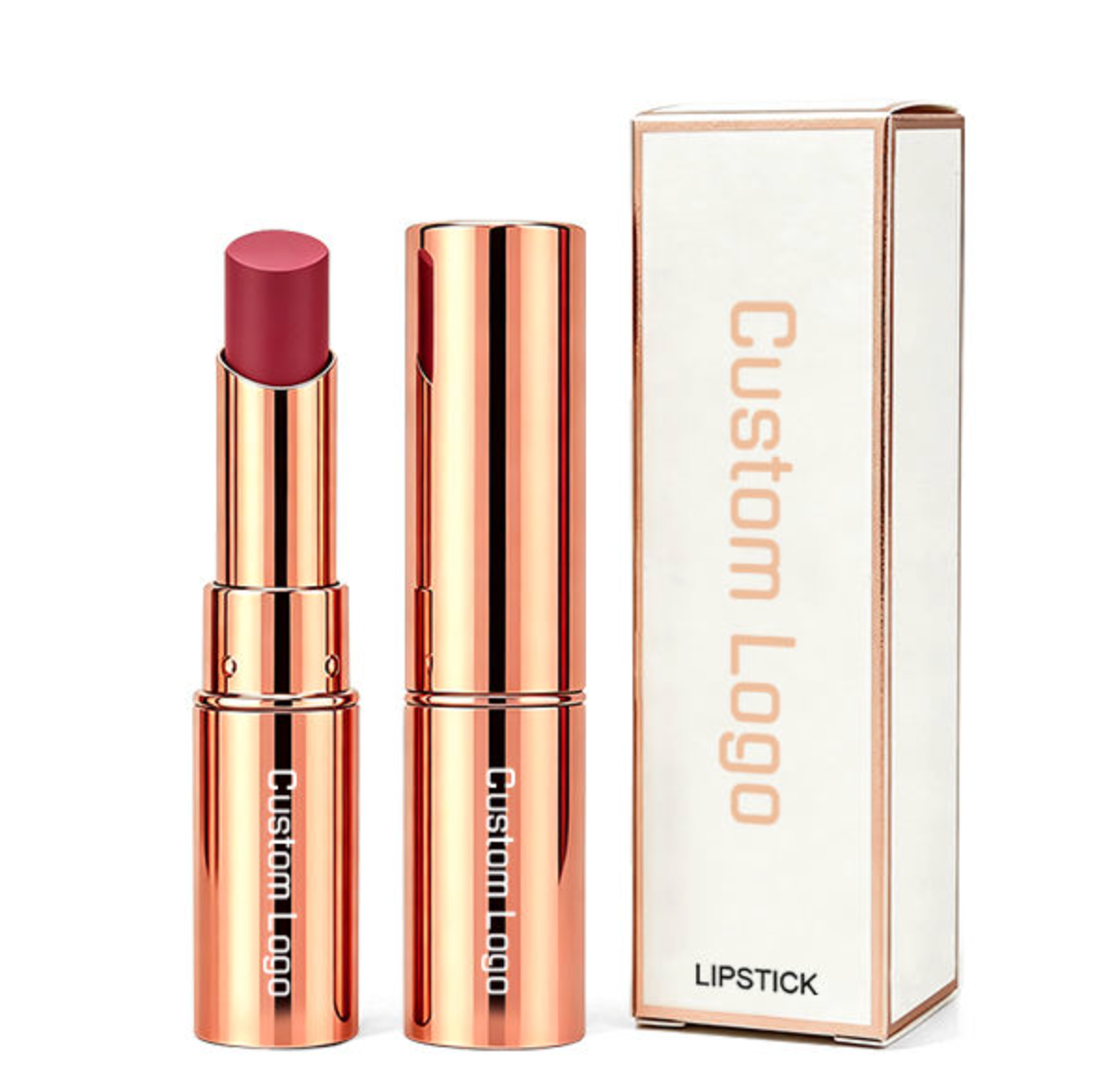 Barra De Labios Personalizable Custom Logo OEM ODM Lipstick Gold Tube Waterproof Creamy Texture Multiple Shades Lipstick