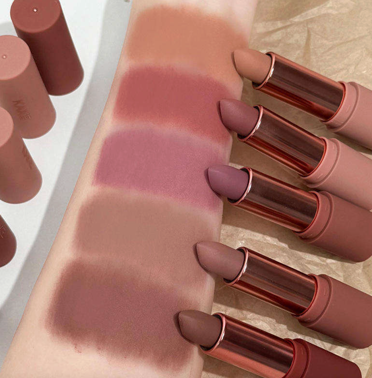 Waterproof Matte Velvet Lipstick & Lip Gloss