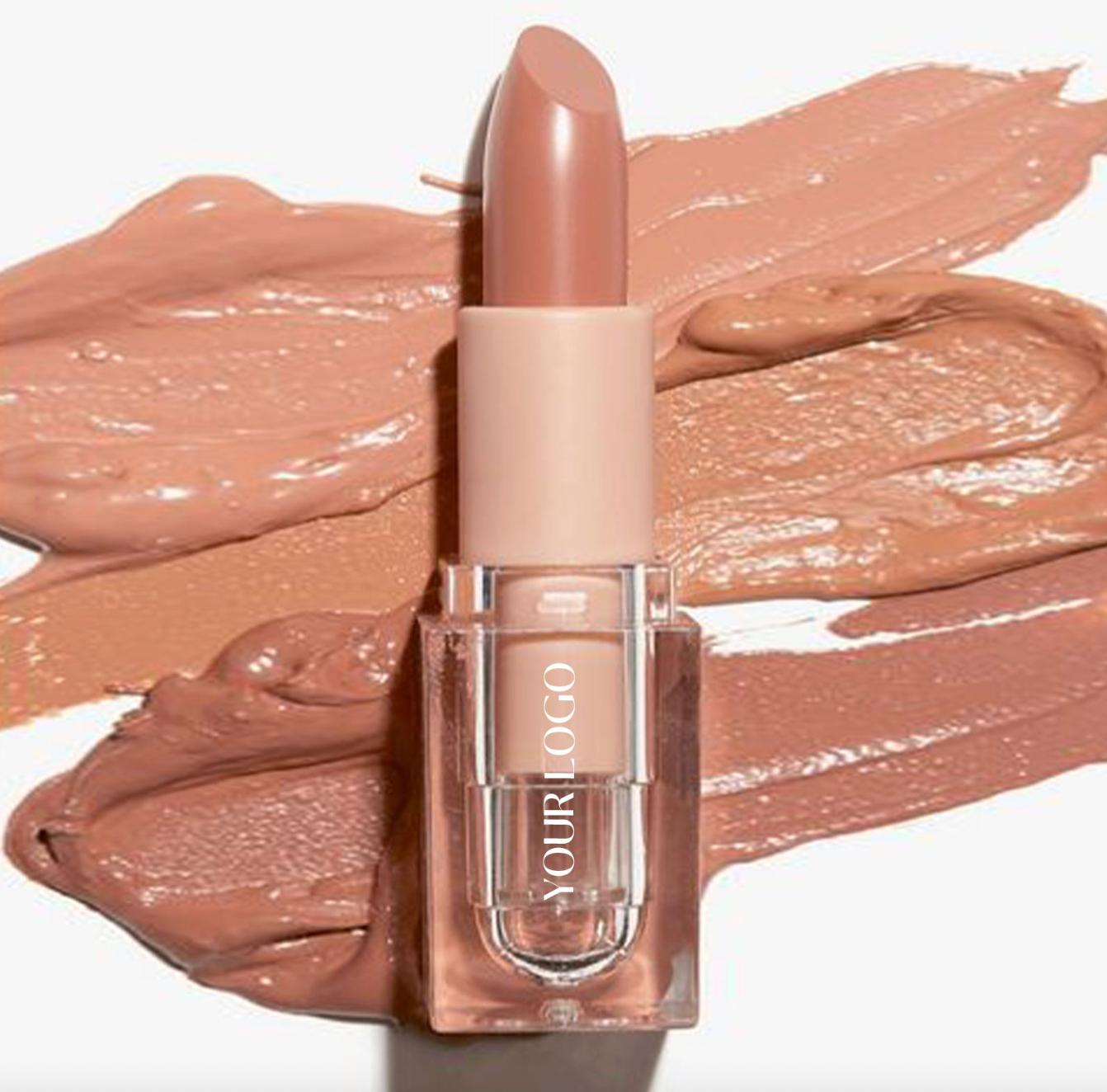 Wholesale Vegan Private Label Waterproof Matte Lipstick with Luxury Glass Packaging